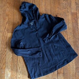 L.L. Bean Charcoal Hooded Top
